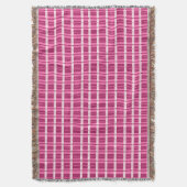 Pink Window Pane Zeitgenössische Ausgabe Decke (Vorderseite Vertikal)