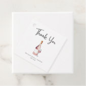 Pink Wine Brautparty Vielen Dank Geschenkanhänger (Beispiel)