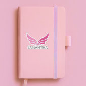 Pink wings cute girly Aviation  Aufkleber