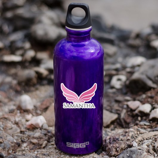 Pink wings cute girly Aviation  Aufkleber