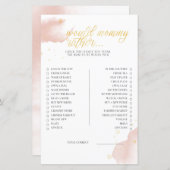 Pink Winter Baby Duschspiel Mami eher (Vorne/Hinten)