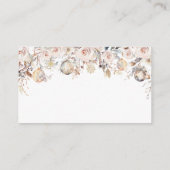 Pink Winter Baby Polar Bär wie viele Kanadier Begleitkarte (Rückseite)