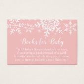 Pink Winter Baby Showflakes/Schneeflocken Buchen (Vorderseite)
