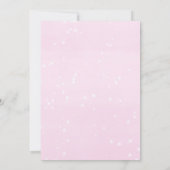 Pink Winter Baby Sprinkle es kalt draußen Dusche Einladung (Rückseite)