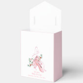 Pink Winter Ballerina Tutu Cold Baby Shower Geschenkschachtel (Offen)