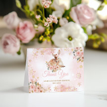 Pink Winter Dei a Girl Baby Dusche