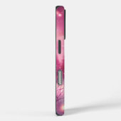 Pink Winter Gymnastics Balance Beam Custom Holiday Case-Mate iPhone Hülle (Rückseite / Rechts)