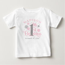 Pink Winter Onederland Baby Girl 1. Geburtstag