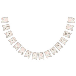 Pink Winter Wonderland Girl Birthday Banner