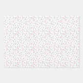 Pink wir können frühzeitig abwarten Teddy Bear Bab Geschenkpapier Set (Vorderseite 3)