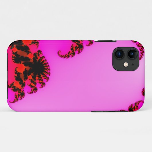 Pink Wirbel Case-Mate iPhone Fall Hülle (Rückseite (Horizontal))
