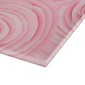 PINK-WIRBEL-GLASSCHNITTSTELLE SCHNEIDEBRETT (Ecke)