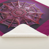 Pink Wireframe Mandelbrot Sherpadecke (3/4)