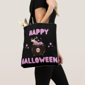 Pink Witch Cauldron Happy Hallowen Tasche (Von Nahem)