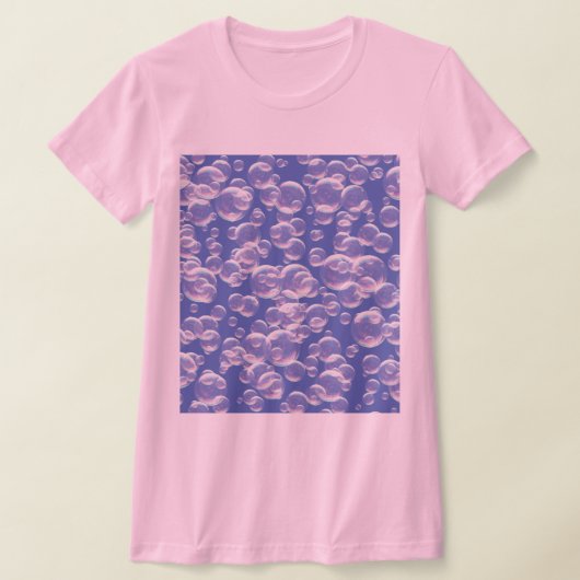 Pink with blue bubbles T-Shirt (Ablage )