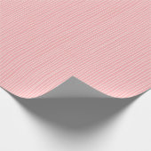 Pink Wobbly Lines Wrapping Paper Geschenkpapier (Ecke)