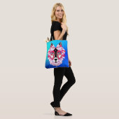 Pink Wolf Head Polygon Design-24531 Tasche (Am Model)