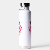 Pink Wolf Head Polygon Design-24531 Trinkflasche (Rechts)