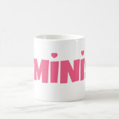 Pink Women Empowerment Feminismus Moderner Feminis Kaffeetasse (Mittel)