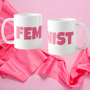 Pink Women Empowerment Feminismus Moderner Feminis Kaffeetasse