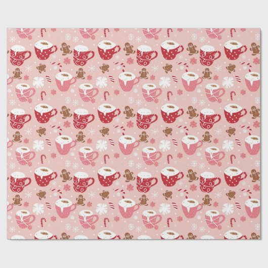 Pink Wonderland: Kakaoaufnahmen und Weihnachten Geschenkpapier (Flach)