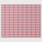 Pink Wonderland: Lebkuchen-Zuhause zu Weihnachten Geschenkpapier (Flach)