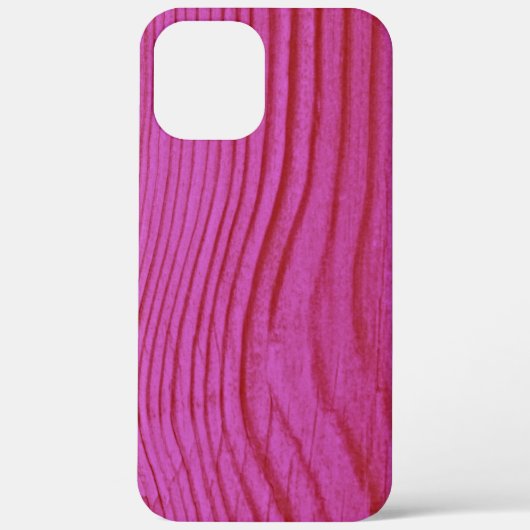 Pink Wood Grain Case-Mate iPhone Hülle (Rückseite)