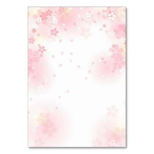 Pink Woodland Babydusche Tischnummer Zeichen (Rückseite)