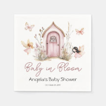 Pink Woodland Fairies Babydusche
