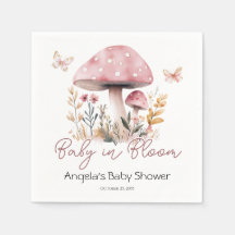 Pink Woodland Mushroom Kinderdusche