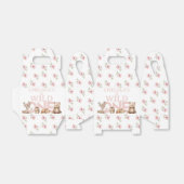 Pink Woodland Wild 1. Geburtstag Geschenkschachtel (Ungefaltet)