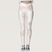 Pink World Map Leggings (Vorderseite)