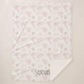Pink World Map Sherpadecke (Vorderseite)