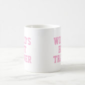 Pink World's Best Trainer Tasse (Mittel)
