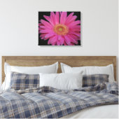 Pink Wrapped Canvas Leinwanddruck (Insitu (Schlafzimmer))