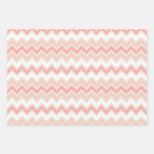 Pink Wrapping Paper Flat Sheet Set 3 Geschenkpapier Set (Vorderseite 2)