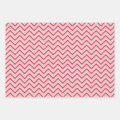 Pink Wrapping Paper Flat Sheet Set 3 Geschenkpapier Set (Vorderseite)