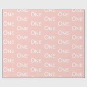 Pink Wrapping Paper Geschenkpapier (Flach)