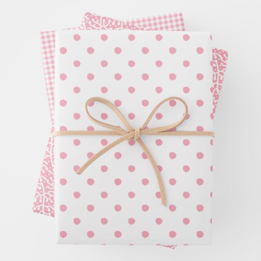 Pink Wrapping Trio Geschenkpapier Set (Beispiel)