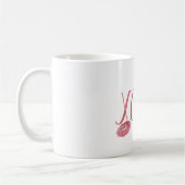 Pink XOXO Kisses Kaffeetasse (Links)