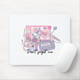 Pink Y2K Kawaii Mouse Pad | Cute Pastel Desk Decor Mousepad