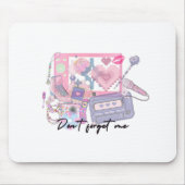 Pink Y2K Kawaii Mouse Pad | Cute Pastel Desk Decor Mousepad (Vorne)