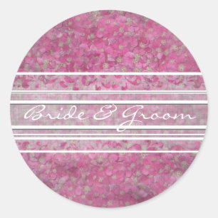Pink Yarrow Elegant Stickers