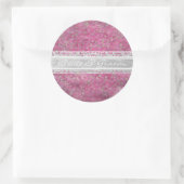 Pink Yarrow Elegant Stickers (Tasche)