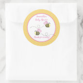 Pink Yellow Bumble Bevor Sticker (Tasche)