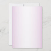 Pink Yellow Floral Rustic Wedding Rehearsal Dinner Einladung (Rückseite)