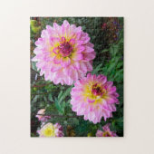 Pink Yellow Flowers blooming aesthetic Photo - Puzzle (Vertikal)