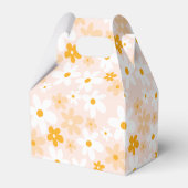 Pink Yellow Groovy Daisy Birthday Geschenkschachtel (Rückseite)