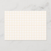 Pink & Yellow Lemon Bow Books for Baby Begleitkarte (Rückseite)