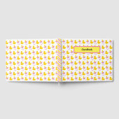 PINK YELLOW WHITE BABY MÄDCHEN SCHNULLER & DUCKS GÄSTEBUCH (Voll)